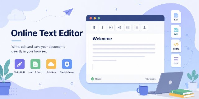 Éditeur de texte en ligne