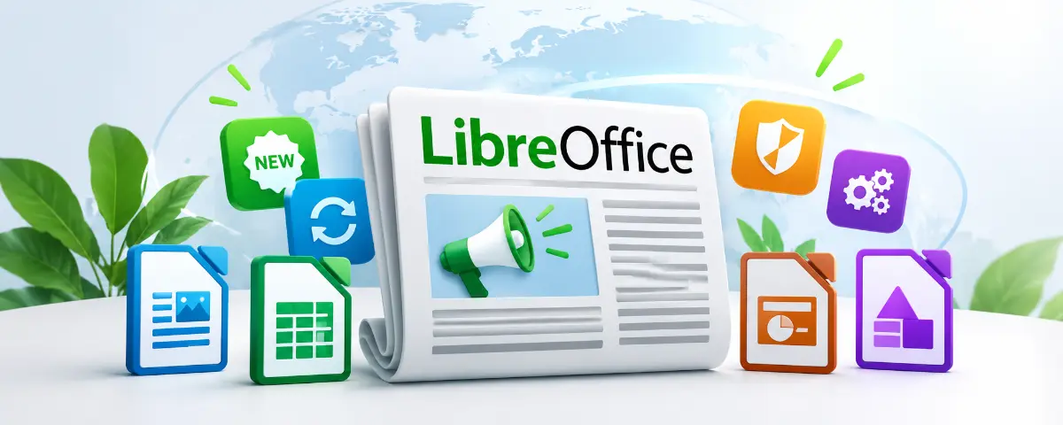 Actualités LibreOffice : nouvelles versions, mises à jour et sécurité